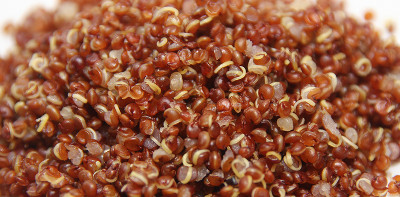 Cooked quinoa (red quinoa)